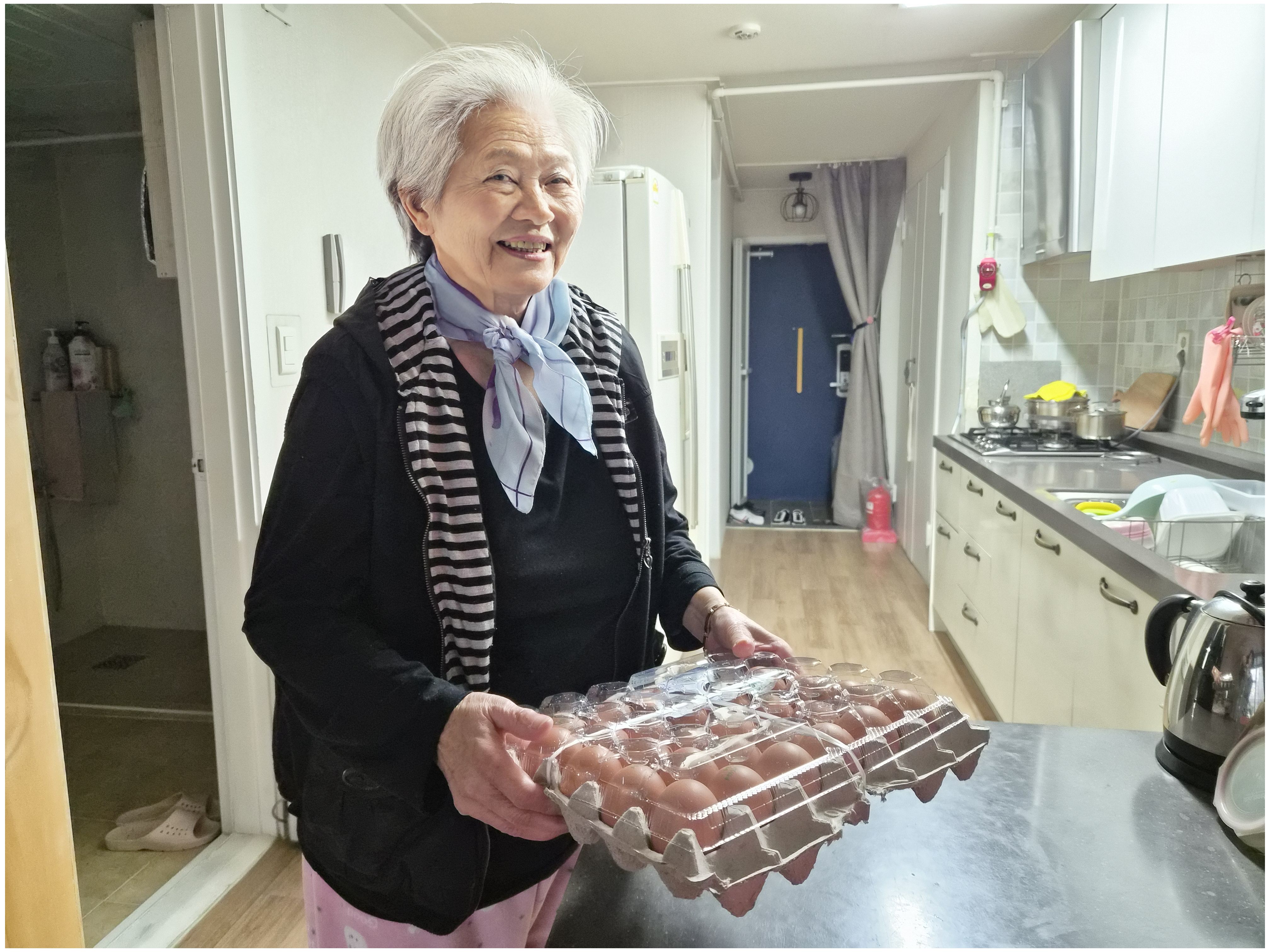 선배님 식탁에 단백질을 더하다 - 우양재단 단백질 지원사업